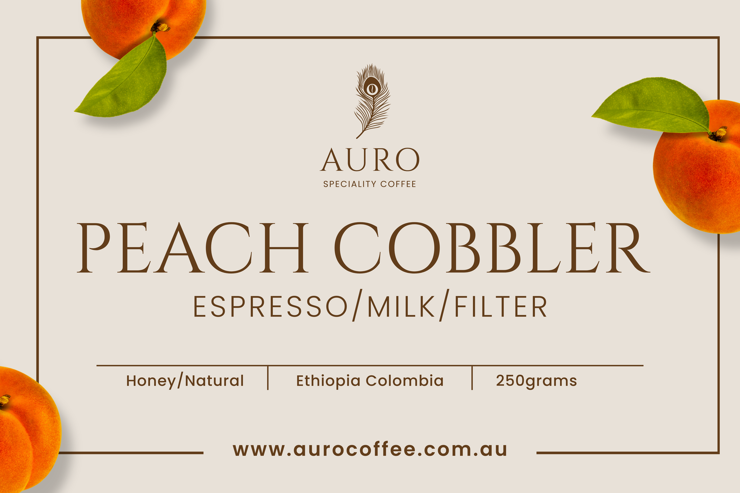 PEACH COBBLER 250gm