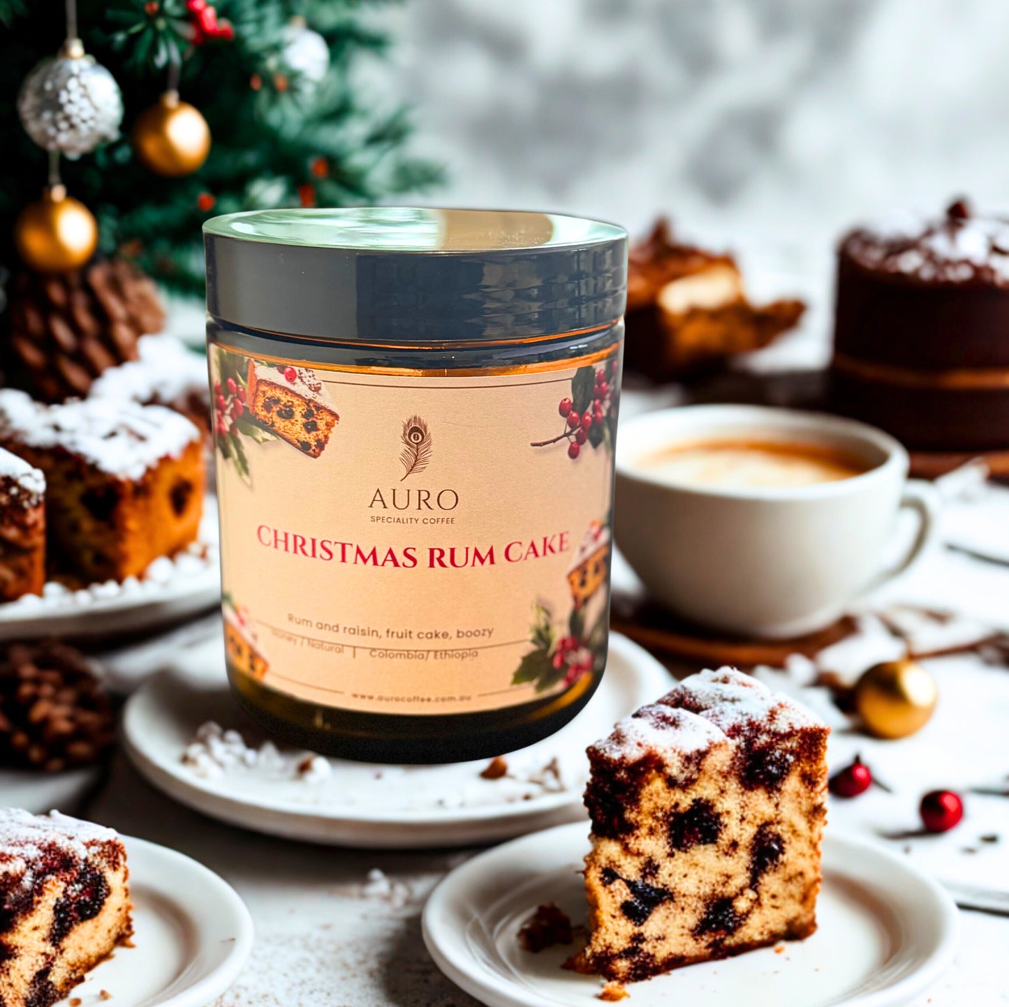 CHRISTMAS RUM CAKE 200gm
